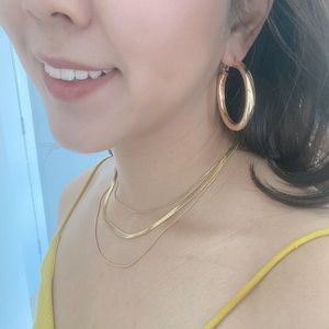 Gold Hoop Earrings